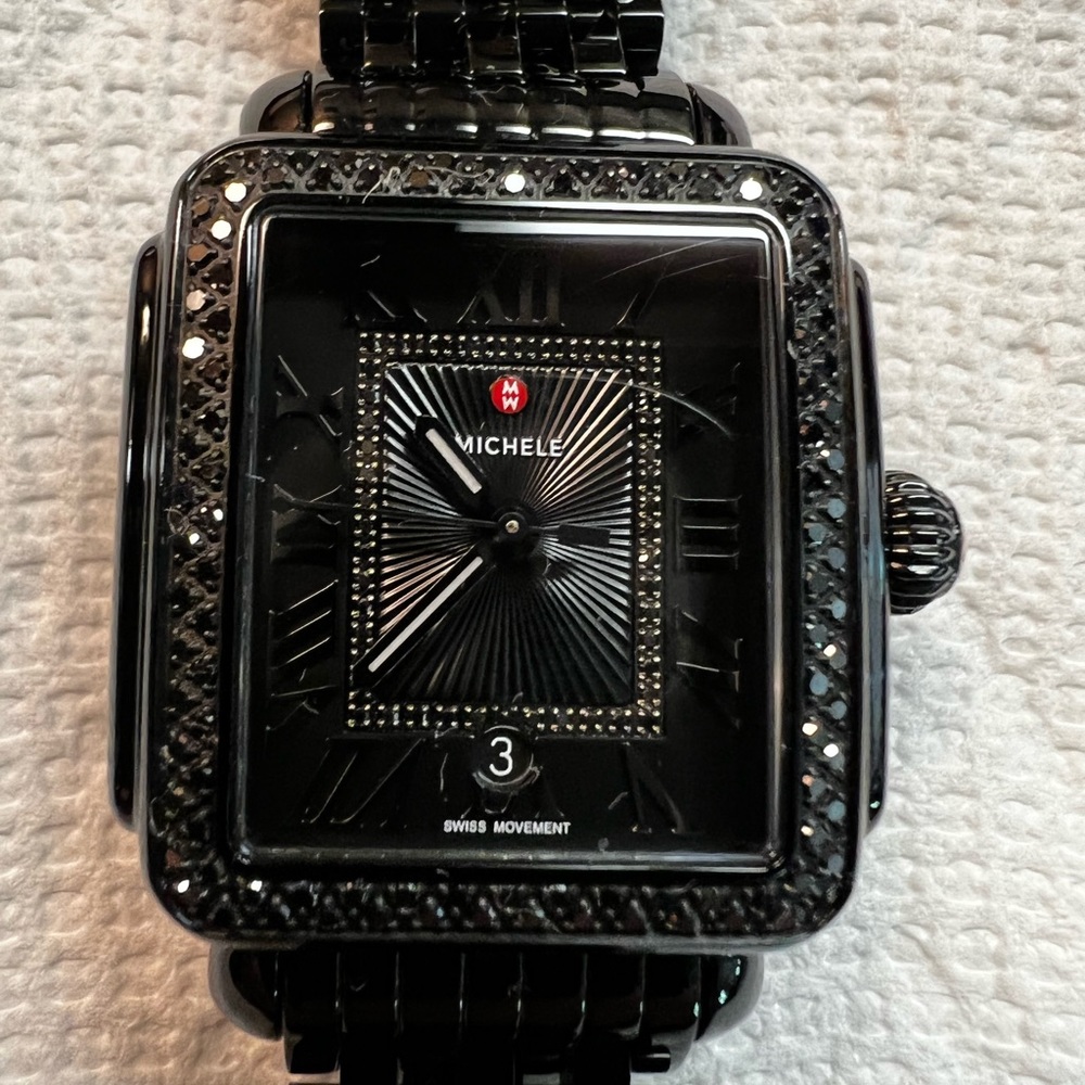 Michele Deco Watch Black Diamonds!